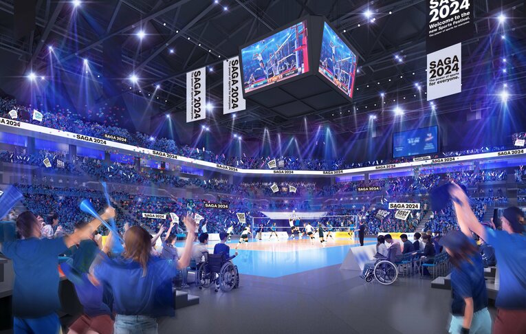 SAGA2024では、国体ではなかったナイトゲームも実施される ／ photograph by 佐賀県