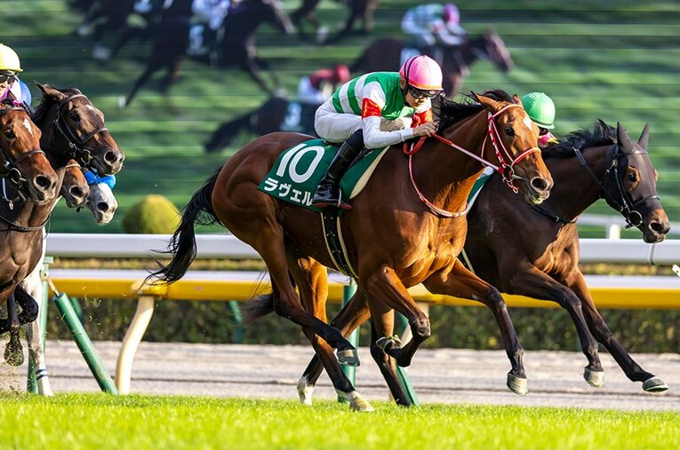アルテミスステークスを制したラヴェル ／ photograph by Photostud