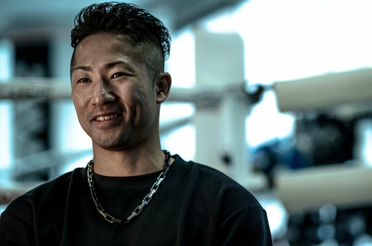 那須川天心とのWBC世界バンタム級王座決定戦を前にその心境を語った井上拓真　©Takuya Sugiyama