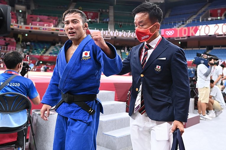 日本勢初の金メダルとなった高藤直寿 ／ photograph by Naoya Sanuki／JMPA