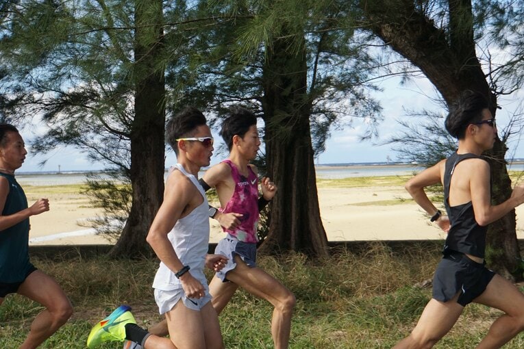 【1月の鹿児島合宿の様子…吉居大和＆徳之島ののカット集】©Number Web