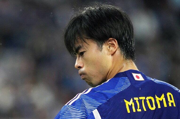 エルサルバドル戦での三笘薫　©Etsuo Hara/Getty Images