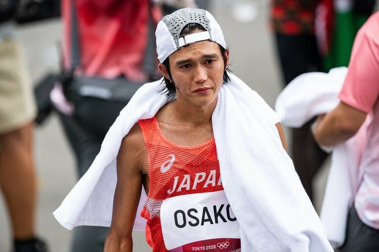 東京五輪、マラソンで6位入賞を果たした大迫傑　©︎Nanae Suzuki/JMPA