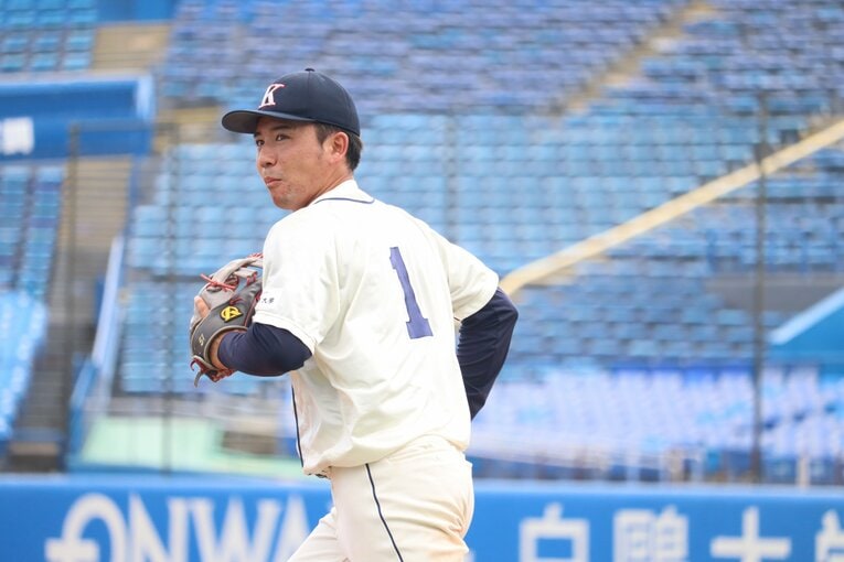 国学院大の主将を務める赤堀　©Genki Taguchi