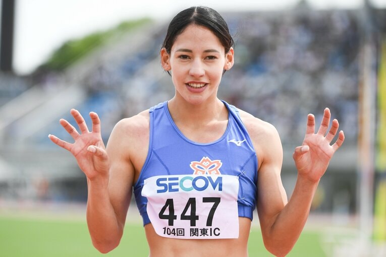 関東インカレでは400mだけでなく専門外の200mや4×100mリレーにも登場　©Yuki Suenaga