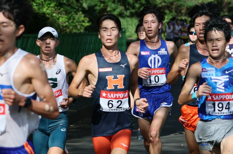 10年以上箱根路にあった伝統のHマークが次回は見られなくなることに　©Shigeki Yamamoto