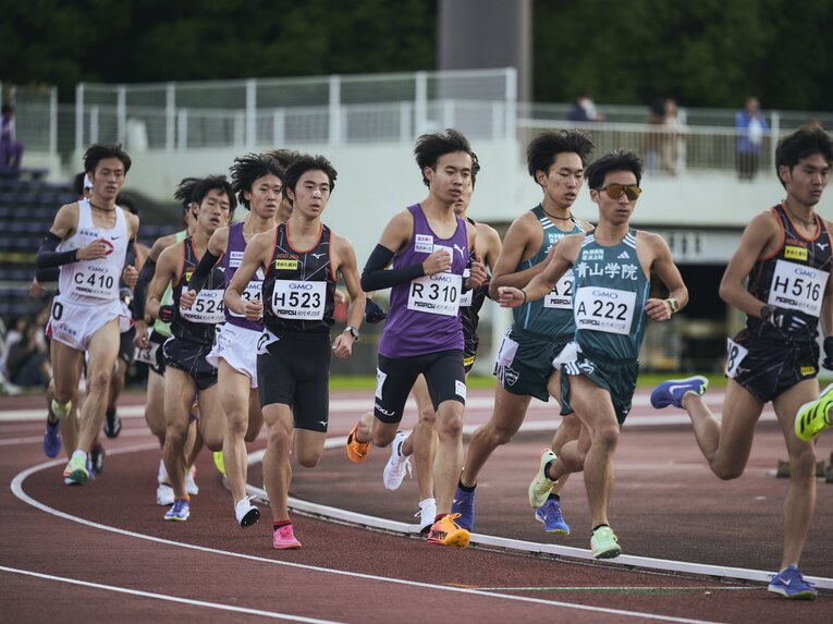 MARCH対抗戦1組、立教大からは瀬川航平（2年、310番）と本宮慶尚（1年、315番）が登場　©Yuki Suenaga