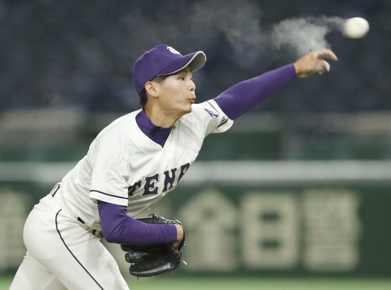 天理大時代の森浦©Kyodo News