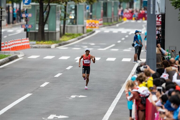 東京五輪、マラソンで6位入賞を果たした大迫傑　©︎Nanae Suzuki/JMPA