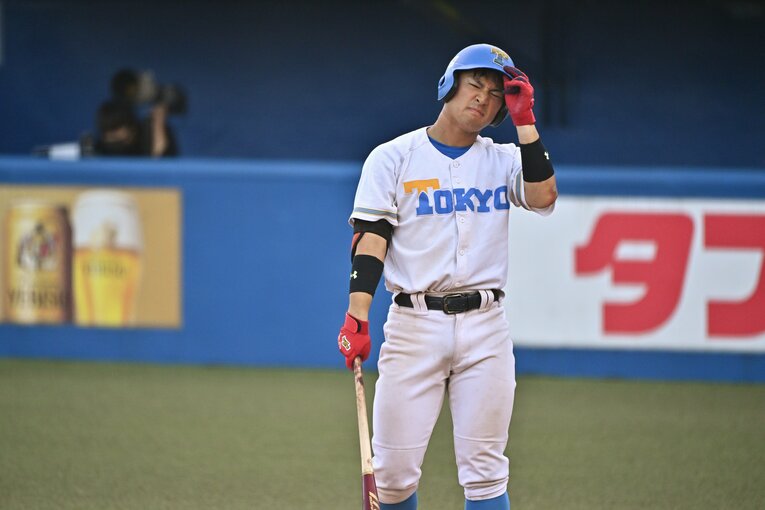 東大のドラフト候補・阿久津怜央。大学2年でアメフトから転部した異色の経歴を持つ　©Hideki Sugiyama