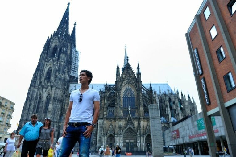 ケルン時代の槙野　©Sports Graphic Number