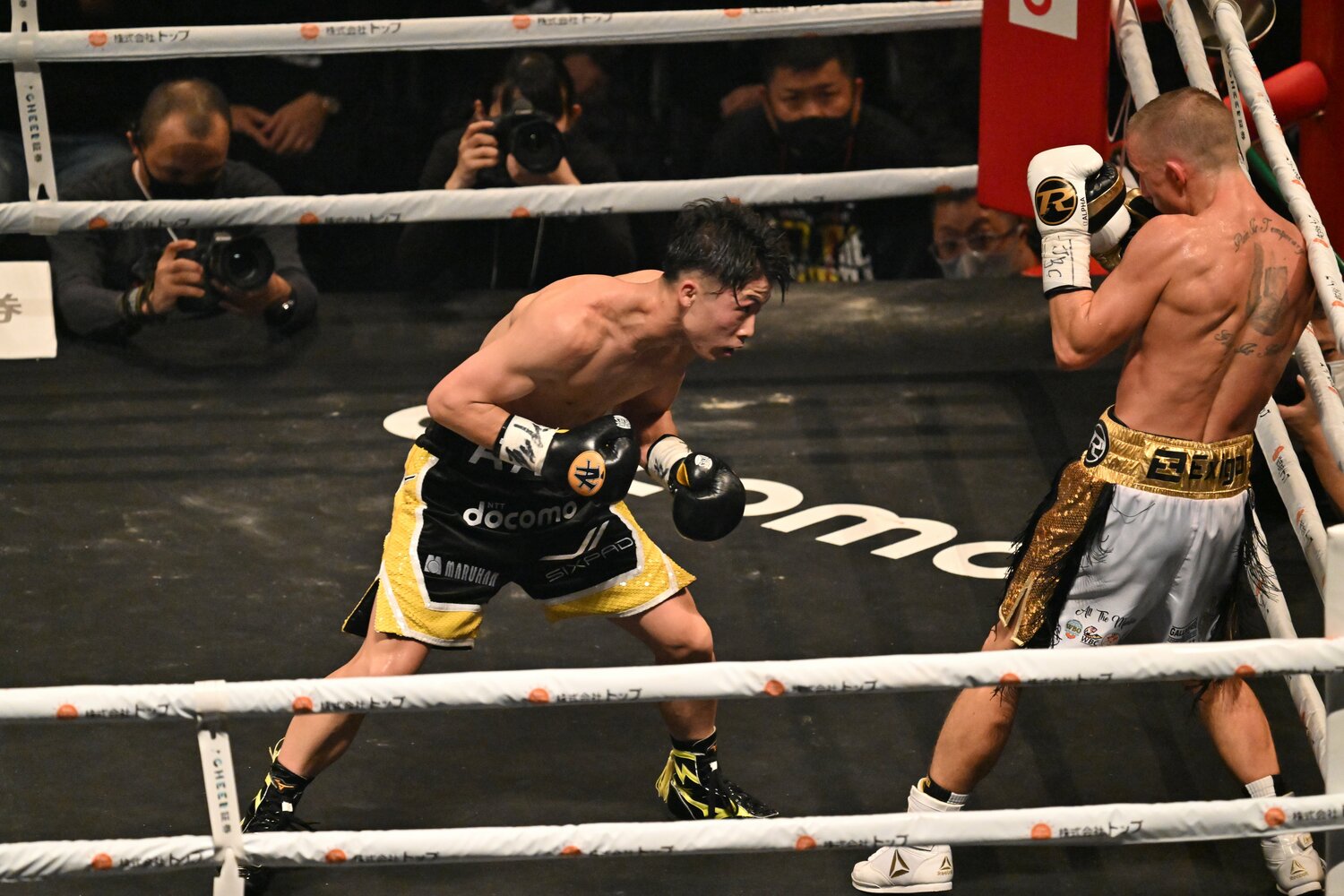 バトラー戦での井上尚弥　©Naoya Sanuki