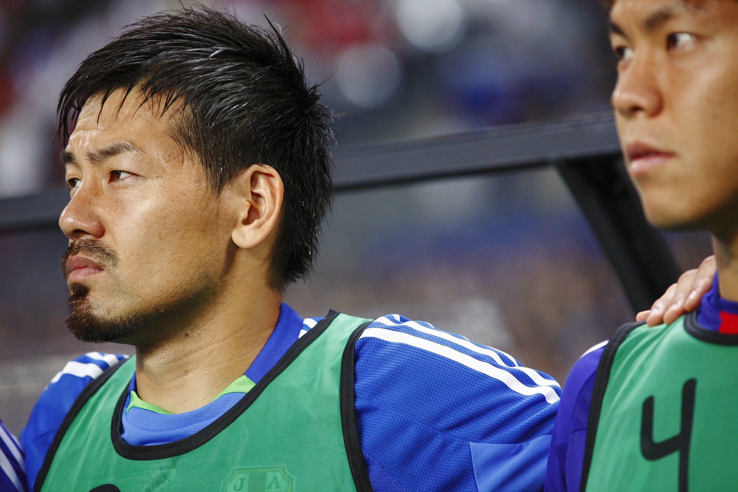 日本代表として戦う松井大輔 ©松園多聞