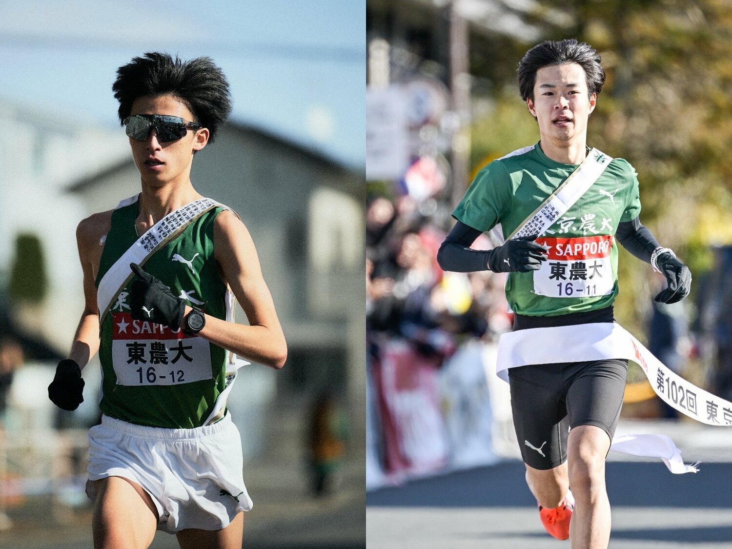 深堀優(左)/小島岳斗(右) ©Yuki Suenaga(L)/Nanae Suzuki(R)