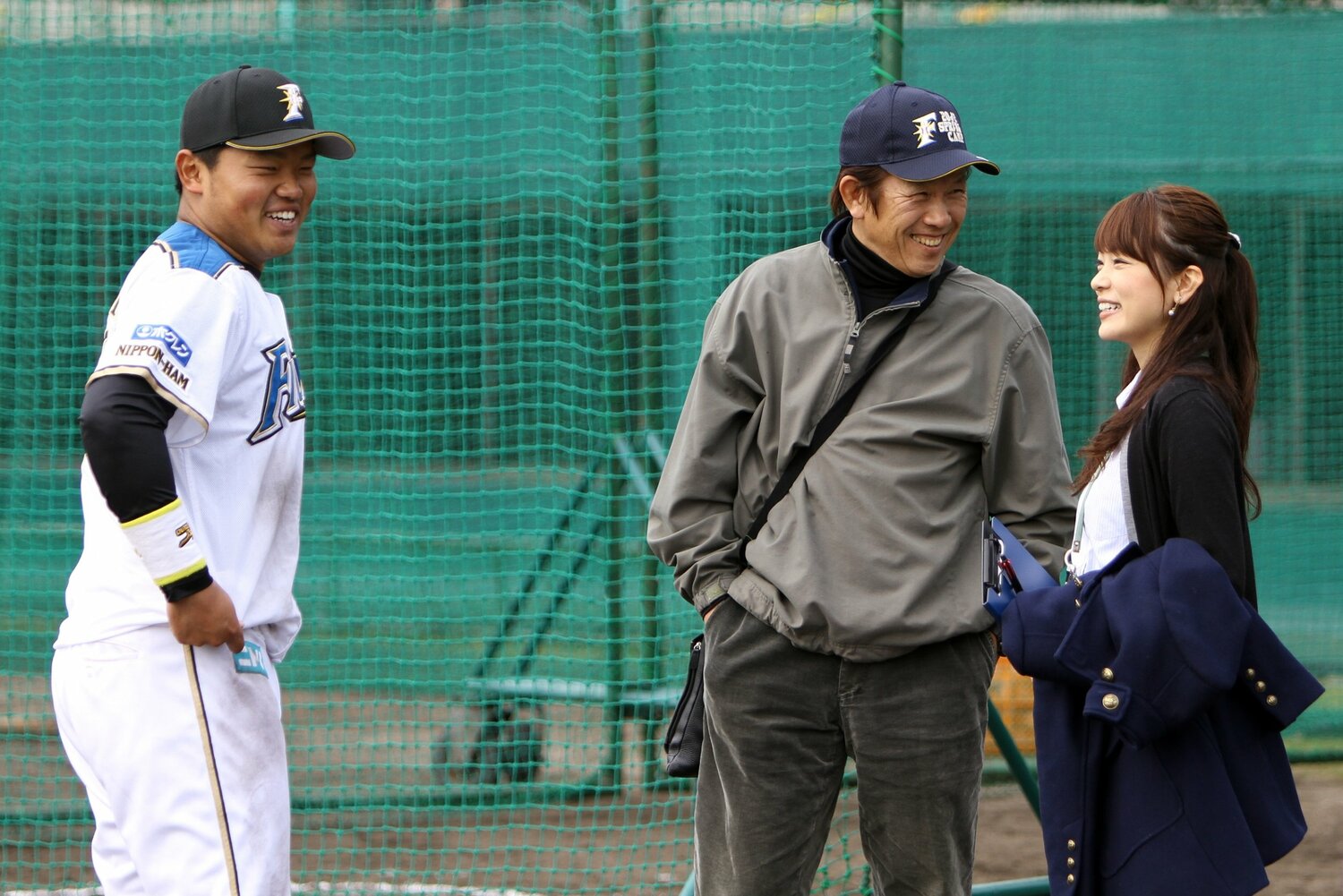 キャンプ地にも足を運んだ　©Sankei Shimbun