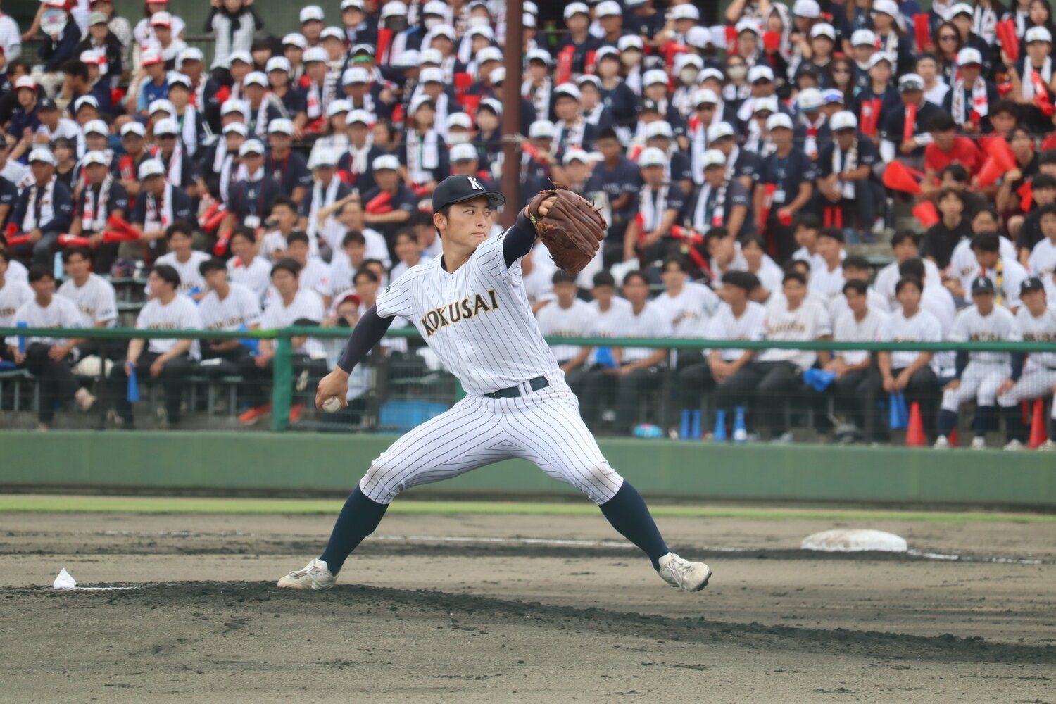 トレーニングの成果もあり173センチと小柄ながら77キロとがっしりとした体格に ©Genki Taguchi