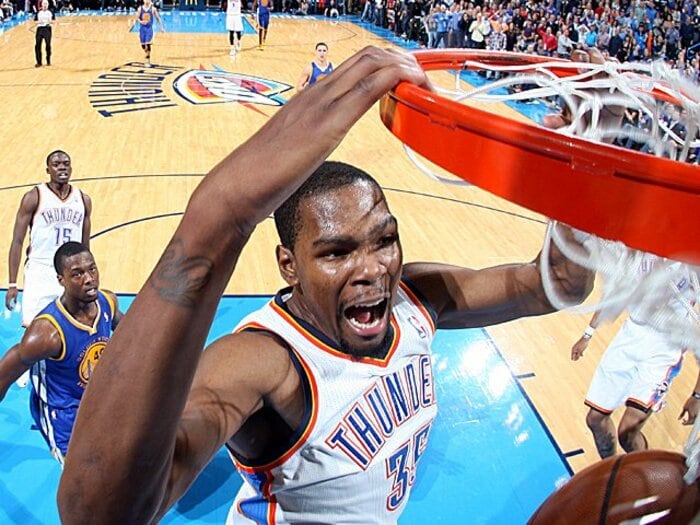 ＜今季NBAを最も沸かせた男＞ ケビン・デュラント 「初MVPは涙と共に」＜Number Web＞ photograph by Getty Images