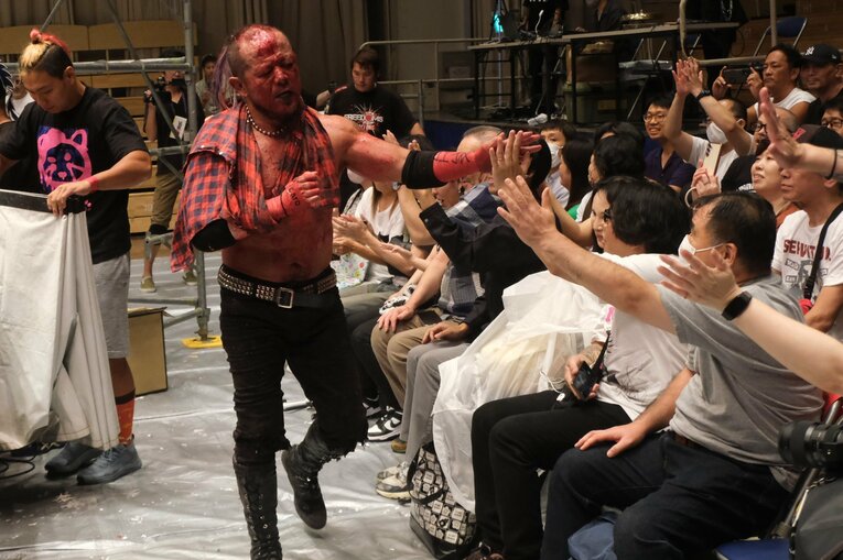 デスマッチのカリスマ・葛西純　©Norihiro Hashimoto