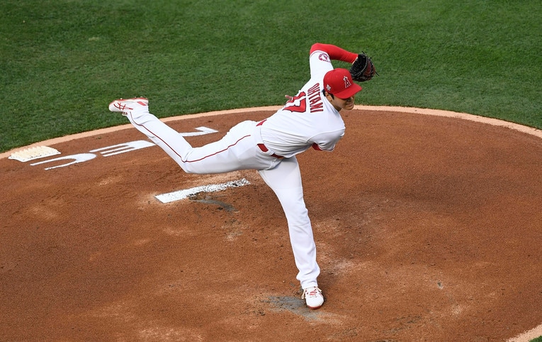 4回2/3で7奪三振を奪った大谷（写真をクリックすると過去のスーパープレーなどをご覧になれます）©Getty Images