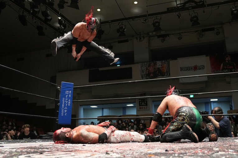 エル・デスペラードのマッド・スプラッシュ　©Masashi Hara