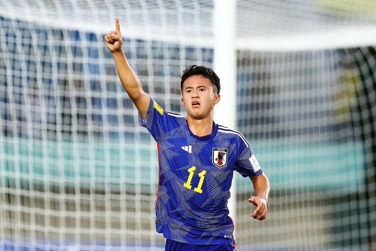 2023年のU-17W杯では4ゴールをマークした高岡　©︎Getty Images