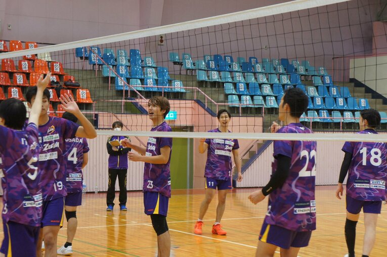 トライアウトを経て、V3の千葉ZELVAへ加入した羽富　©Horomi Ishii