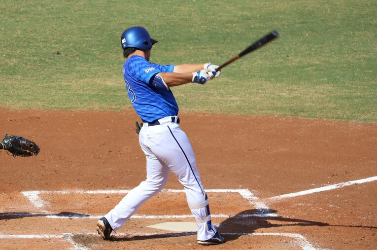 高見澤の打撃　©Kou Hiroo