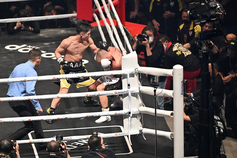 2022年12月13日／ポール・バトラー戦（WBA・WBC・IBF・WBO世界バンタム級王座統一戦）©Naoya Sanuki