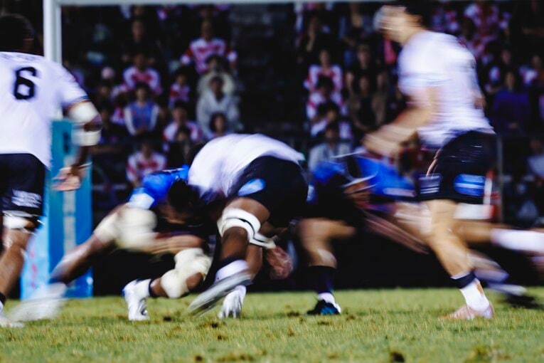 難敵フィジーを相手に劇的な逆転勝利を収めたフィジー戦　©Kiichi Matsumoto