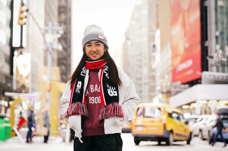 米国での室内大会で4試合連続で日本記録を樹立した田中希実（25歳）。世界を転戦する理由を明かした ／ photograph by Shizuka Minami