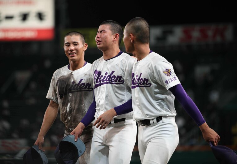 2023年夏の甲子園での愛工大名電　©JIJI PRESS