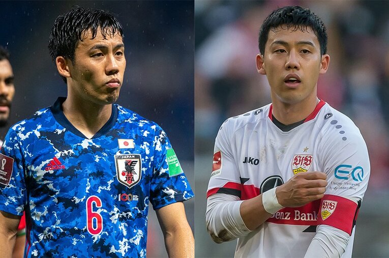 2021年の遠藤航は出色の出来だった。日本代表でもシュツットガルトでも今や絶対的な中軸だ ／ photograph by Takuya Sugiyama/Getty Images