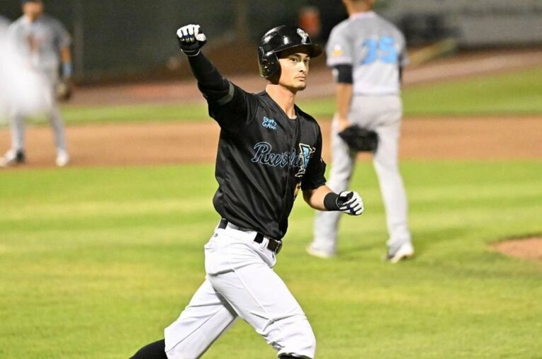 2023年、アメリカ独立リーグで最高峰と名高いアトランティックリーグで好成績を収めた乙坂。一体どんなシーズンを過ごしたのか ／ photograph by Tomo Otosaka