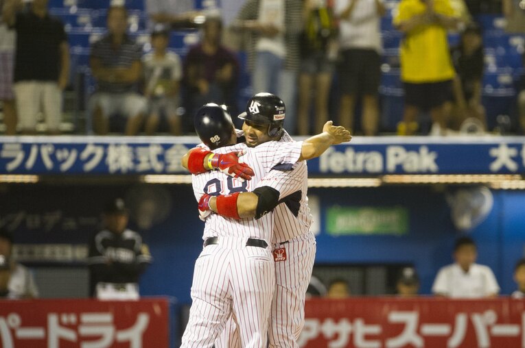 シーズン本塁打記録を作った2013年のバレンティン　©Nanae Suzuki