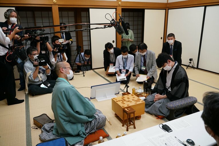 2020年の棋聖戦　©日本将棋連盟