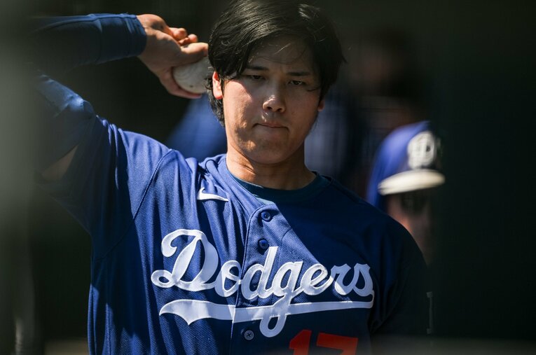 ドジャース3年目に向けて着々と調整を進める大谷翔平。投手としてWBC期間はドジャースも含めた完全管理をされていたようだ ／ photograph by Nanae Suzuki