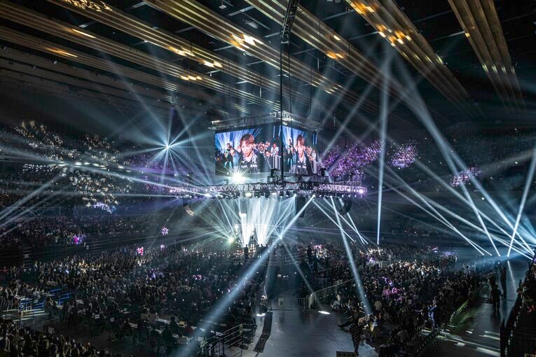 井上尚弥vs.TJ・ドヘニー。2024年9月3日、有明アリーナ ／ photograph by Takuya Sugiyama