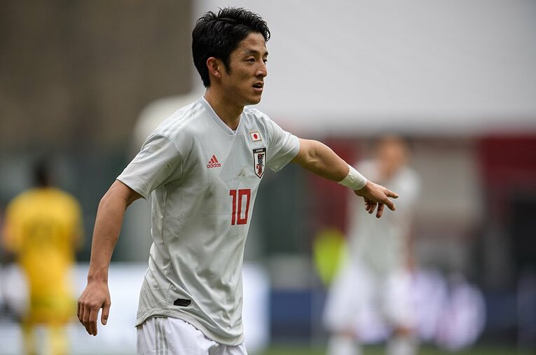 2017年欧州遠征の森岡亮太 ／ photograph by Getty Images