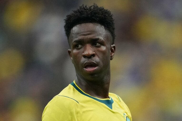 決勝トーナメント初戦で日本と戦ったブラジルのエースであるビニシオス・ジュニオール ／ photograph by Getty Images