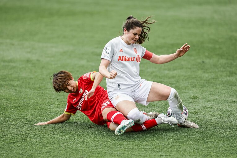 五輪のために選んだという短期海外移籍。飛び込んだ新天地レバークーゼンでは10試合に出場し（先発9試合）、4得点の活躍を見せている　©Getty Images