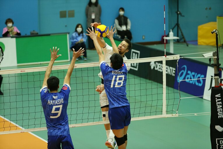 パナソニックで5年目のシーズンを迎えるクビアク　©︎V.LEAGUE