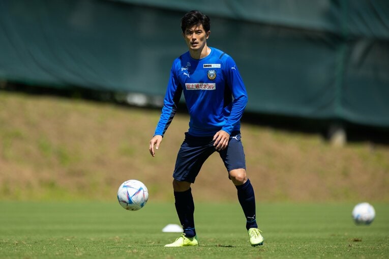 川崎フロンターレでの練習風景　©KAWASAKI FRONTALE