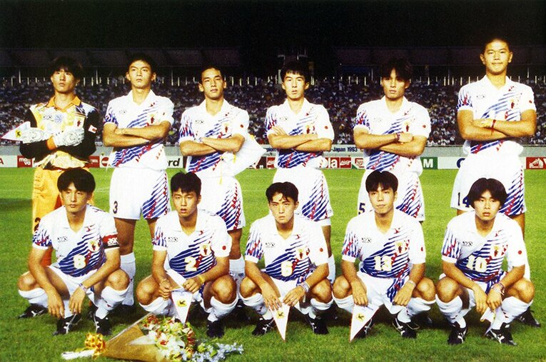 93年U-17世界選手権、イタリア戦の日本代表スタメン　©AFLO