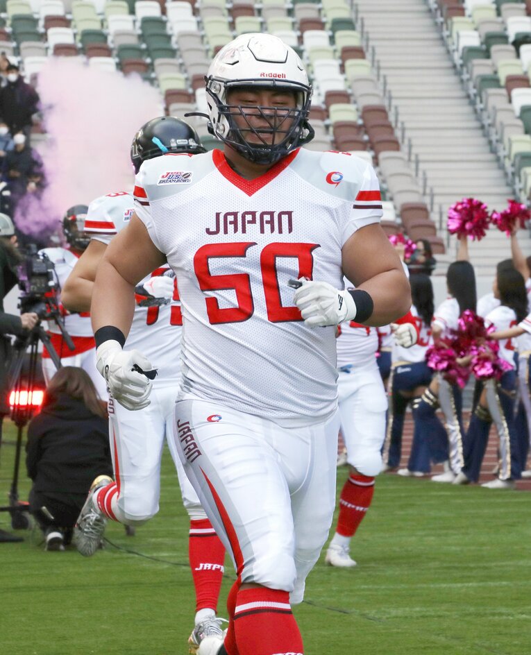 身長185cm、体重130kgの恵まれた体　©JIJI PRESS