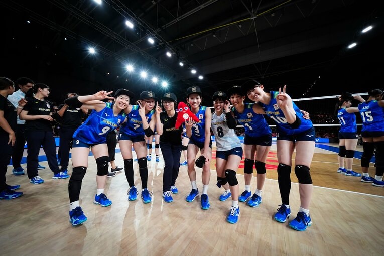 VNLセルビア戦　©︎Volleyball World
