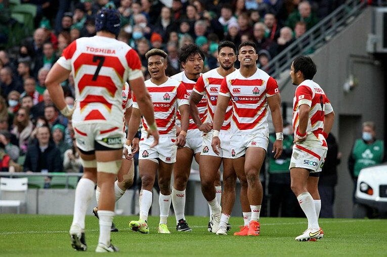 6日のアイルランド戦では悔しい結果に終わった日本代表。次戦ポルトガルには世界ランキングこそ上回るが、W杯を目指して強化が進む侮れない相手だ ／ photograph by AFP/AFLO