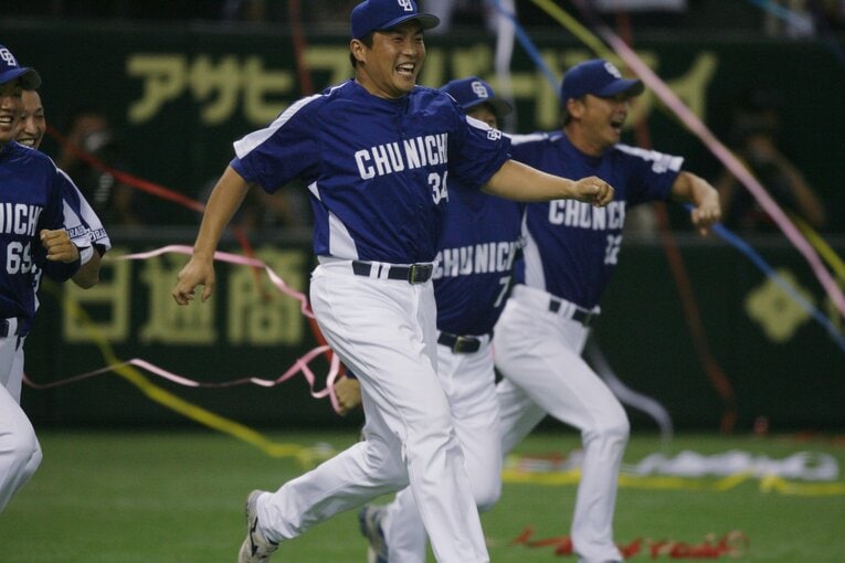 2006年のリーグ優勝決定時　©Naoya Sanuki