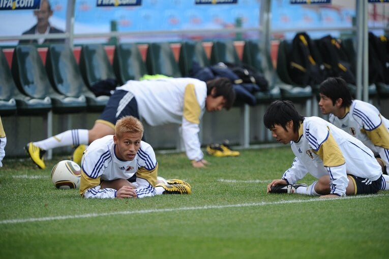 南アフリカW杯の練習風景　©JMPA