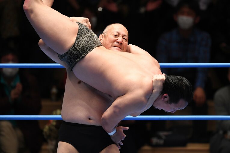 1月2日（昼）の全日本プロレス。68歳の渕正信も奮闘