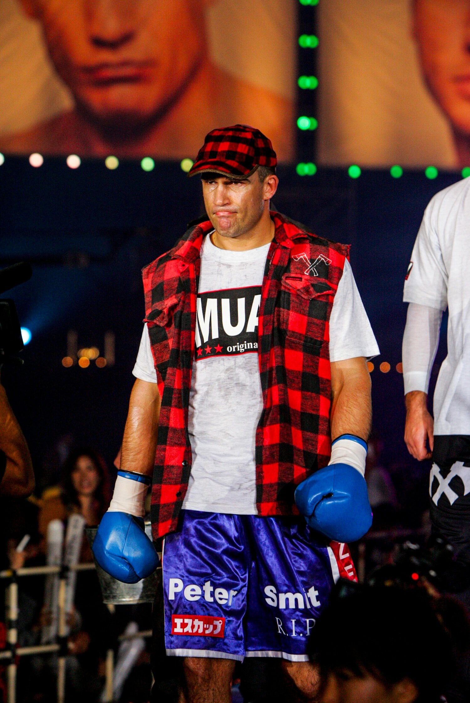 ピーター・アーツの入場シーン　©Susumu Nagao